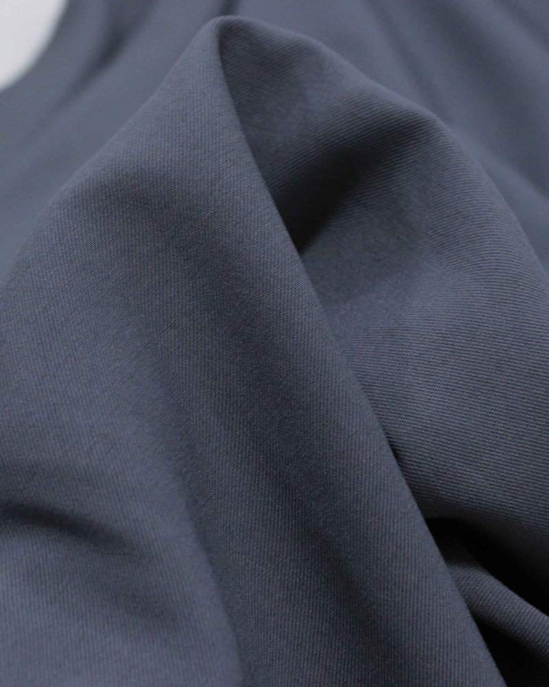 Tecido Alfaiataria de Viscose Cinza Grafite