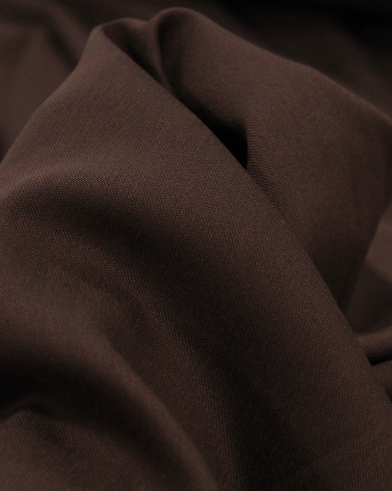 Tecido Alfaiataria de Viscose Marrom Escuro