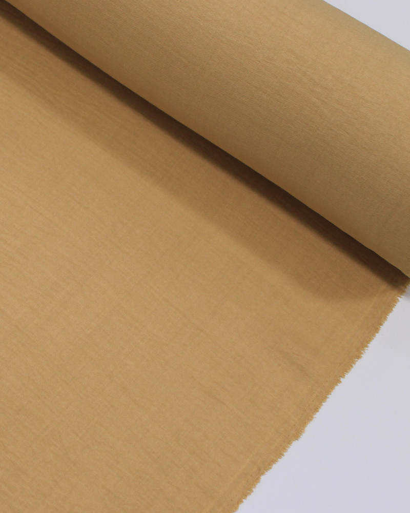 Tecido Crepe Duna Texturizado Bege