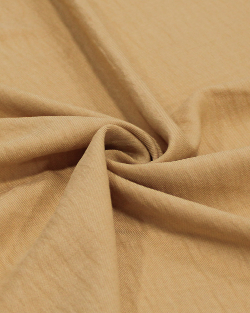 Tecido Crepe Duna Texturizado Bege