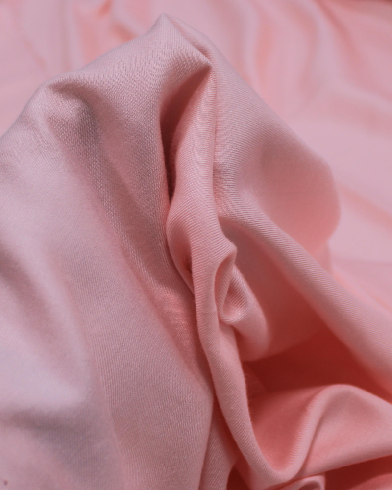 Tecido Viscose Sarjada Rosa Claro