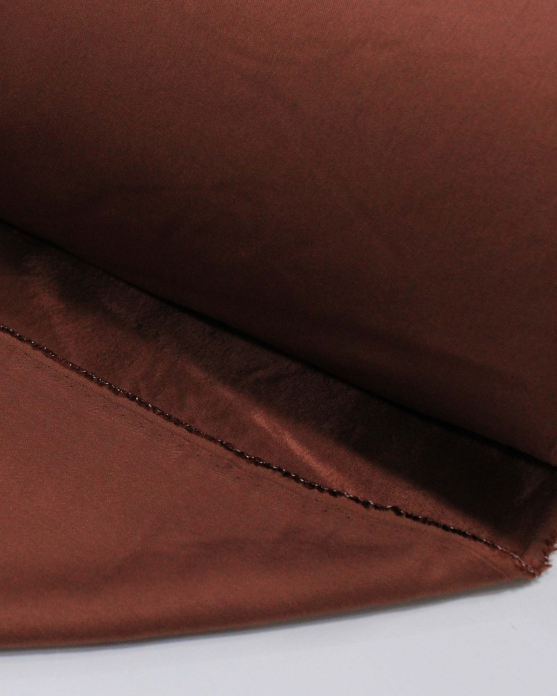 Tecido Viscose Acetinada Chocolate