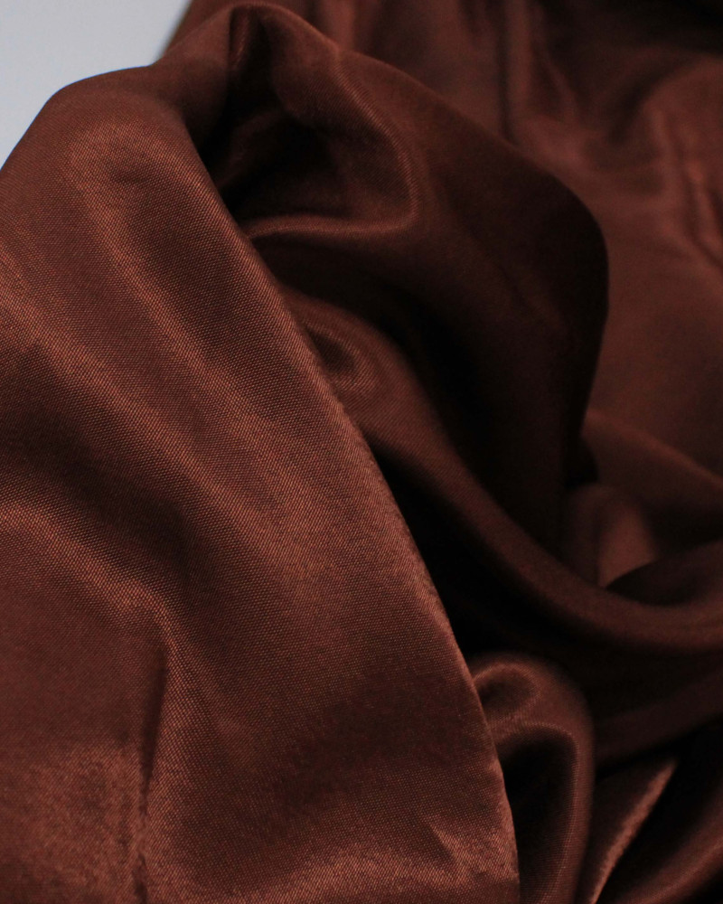 Tecido Viscose Acetinada Chocolate