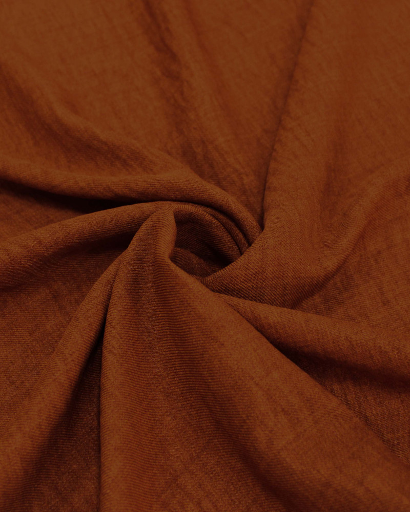 Tecido Crepe Duna Texturizado Telha