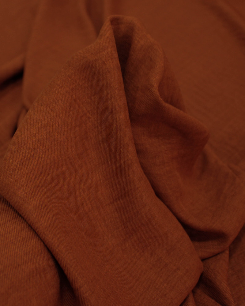 Tecido Crepe Duna Texturizado Telha