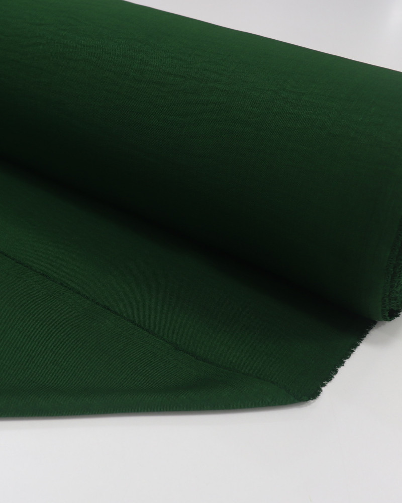 Tecido Crepe Duna Texturizado Verde Esmeralda