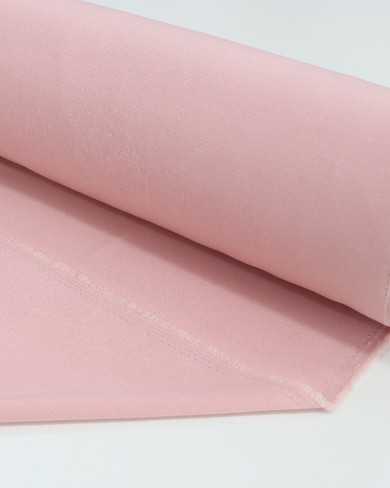 Tecido Crepe Texturizado com Elastano Rosa Chá