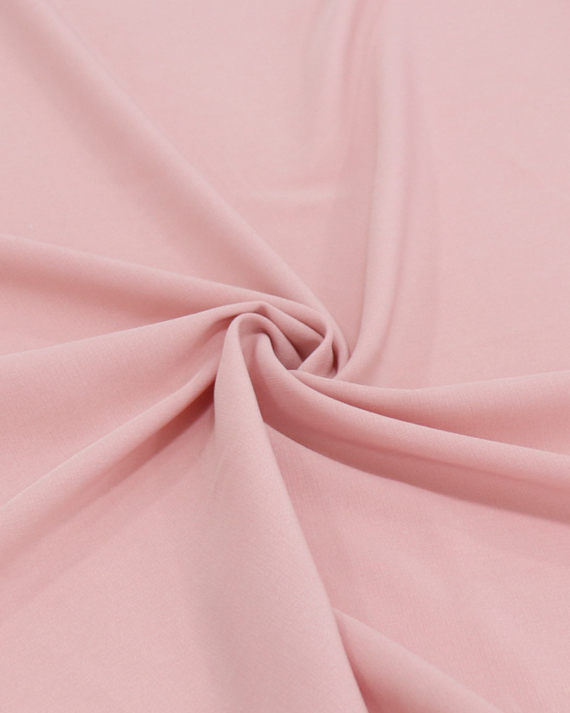 Tecido Crepe Texturizado com Elastano Rosa Chá
