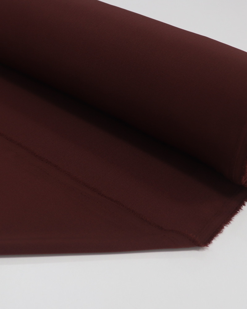 Tecido Crepe Texturizado com Elastano Chocolate