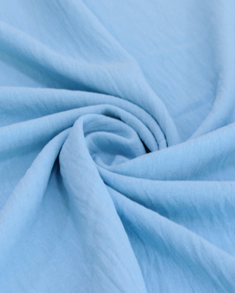 Tecido Crepe Duna Azul Bebê