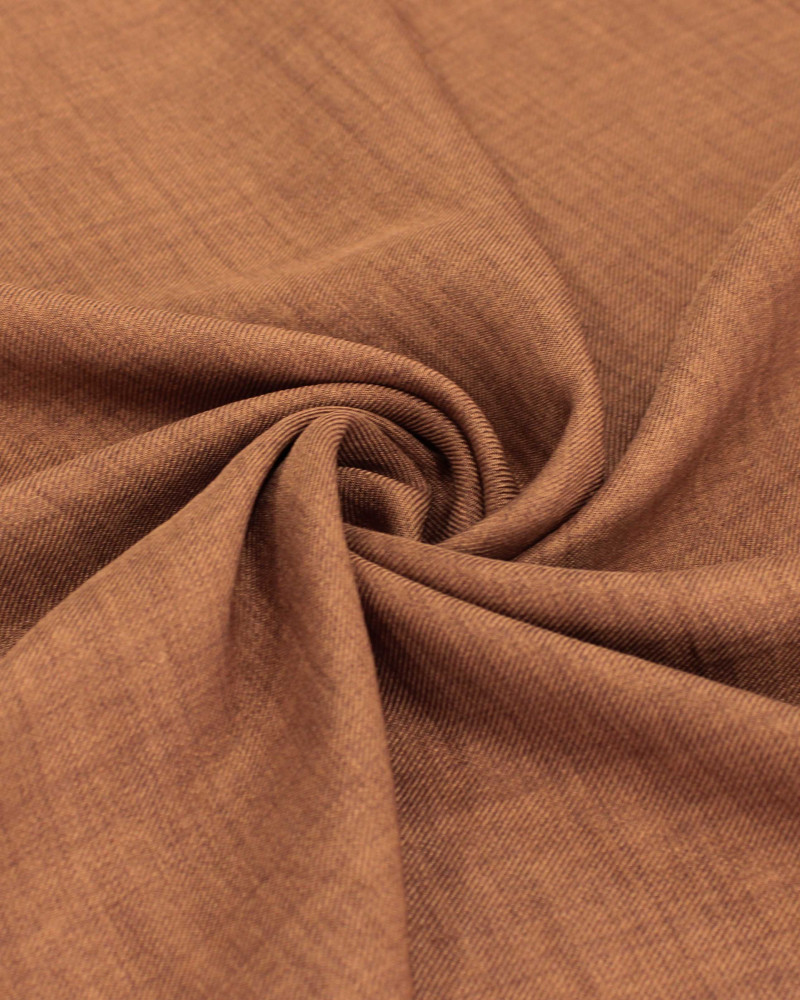 Tecido Crepe Duna Texturizado Castanho
