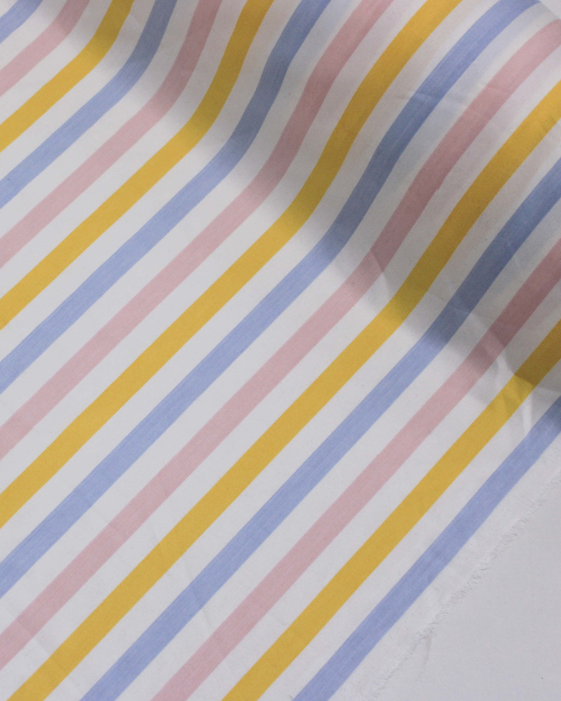 Tecido Viscose Premium Listras Candy Color