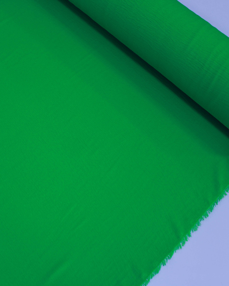 Tecido Crepe Salinas Sarjada Verde Lima