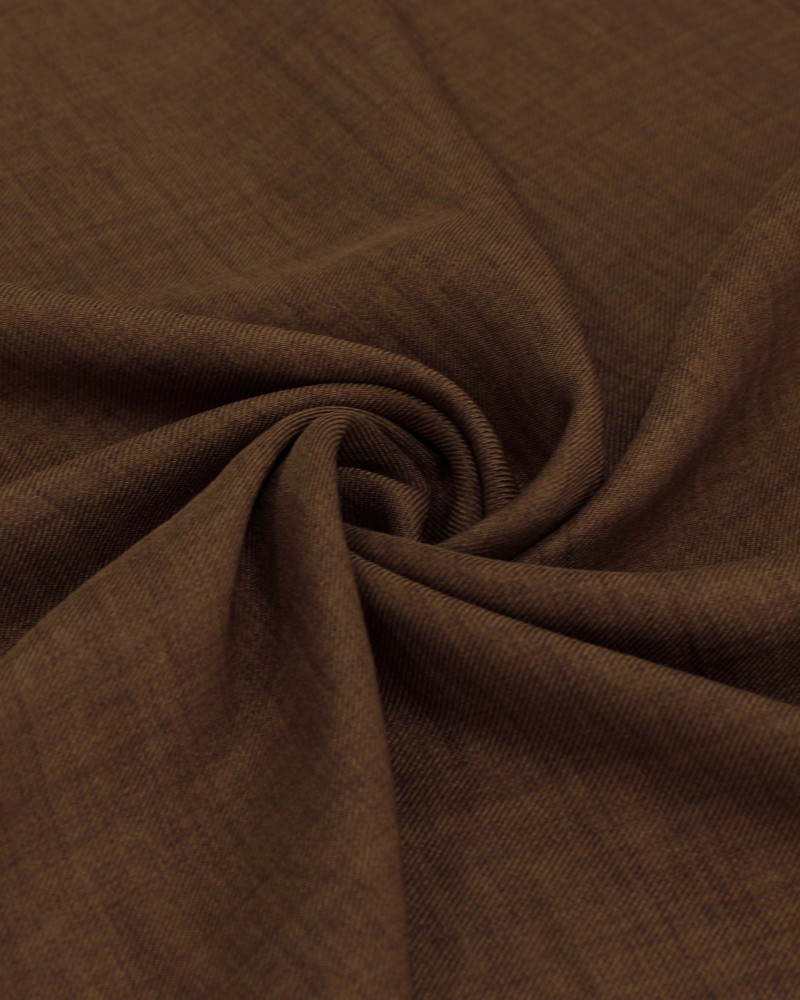 Tecido Crepe Duna Texturizado Castanho