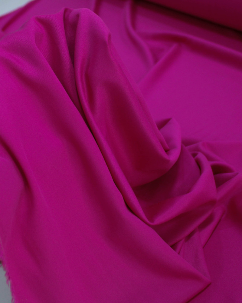 Tecido Viscose Sarjada Rosa Pink (1.6m)