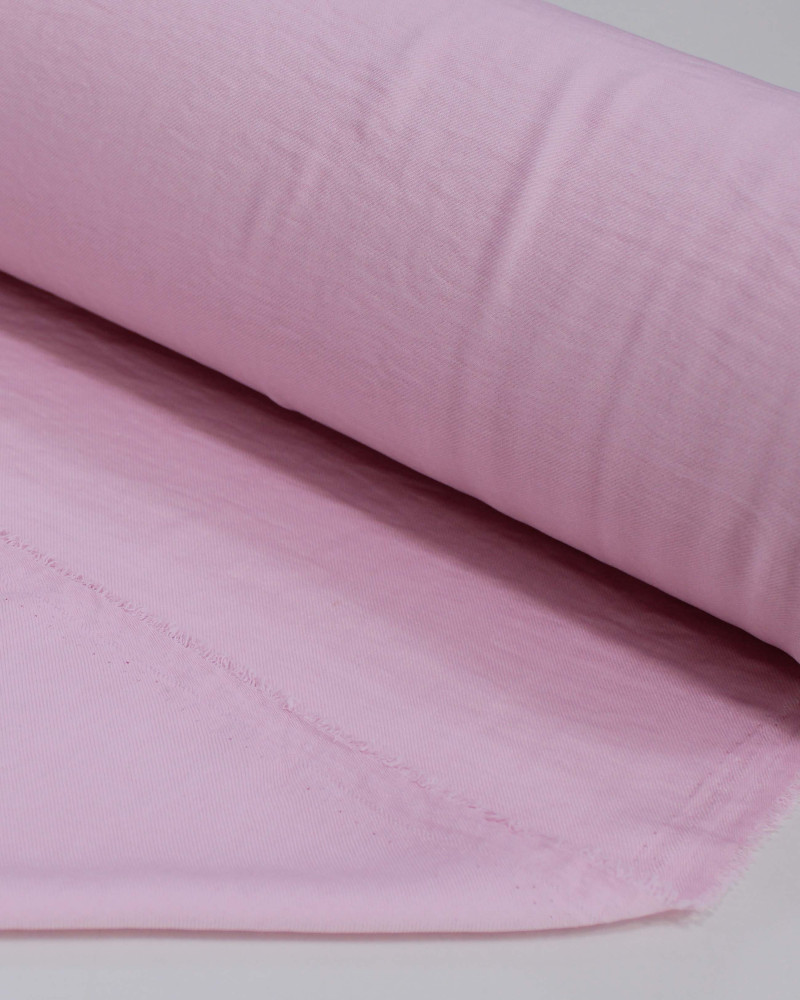 Tecido Crepe Duna Texturizado Rosa Claro
