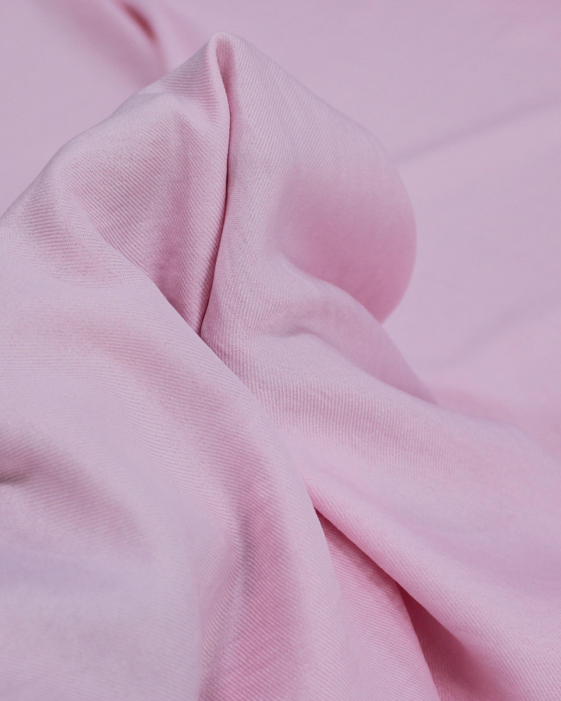 Tecido Crepe Duna Texturizado Rosa Claro