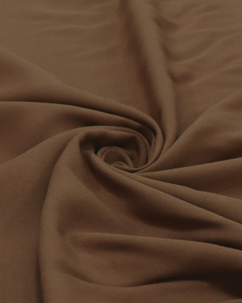 Tecido Viscose Sarjada Castanho Claro