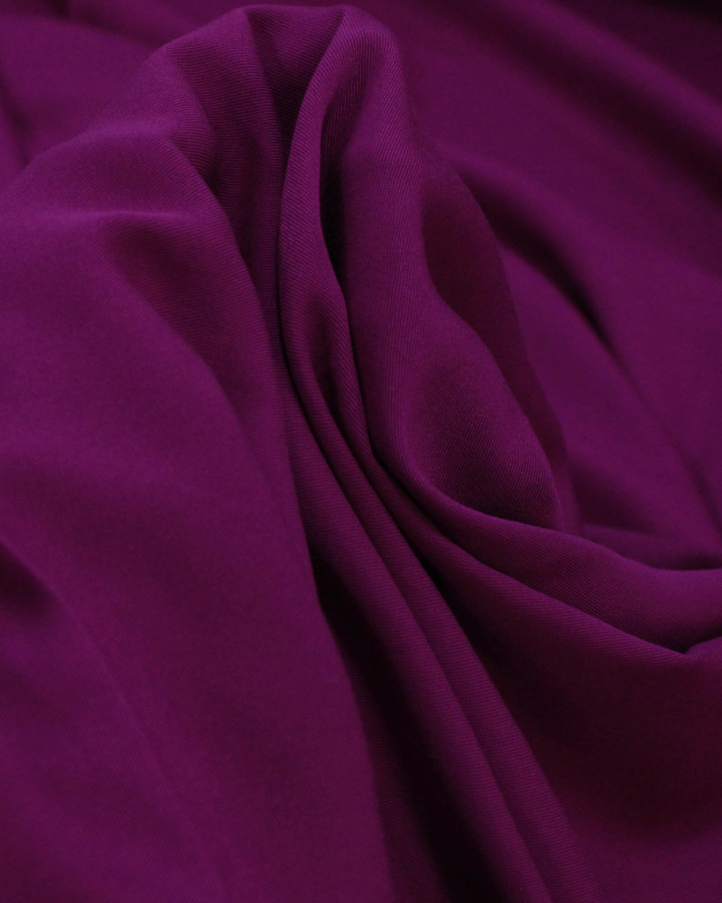 Tecido Viscose Sarjada Roxo Glamour