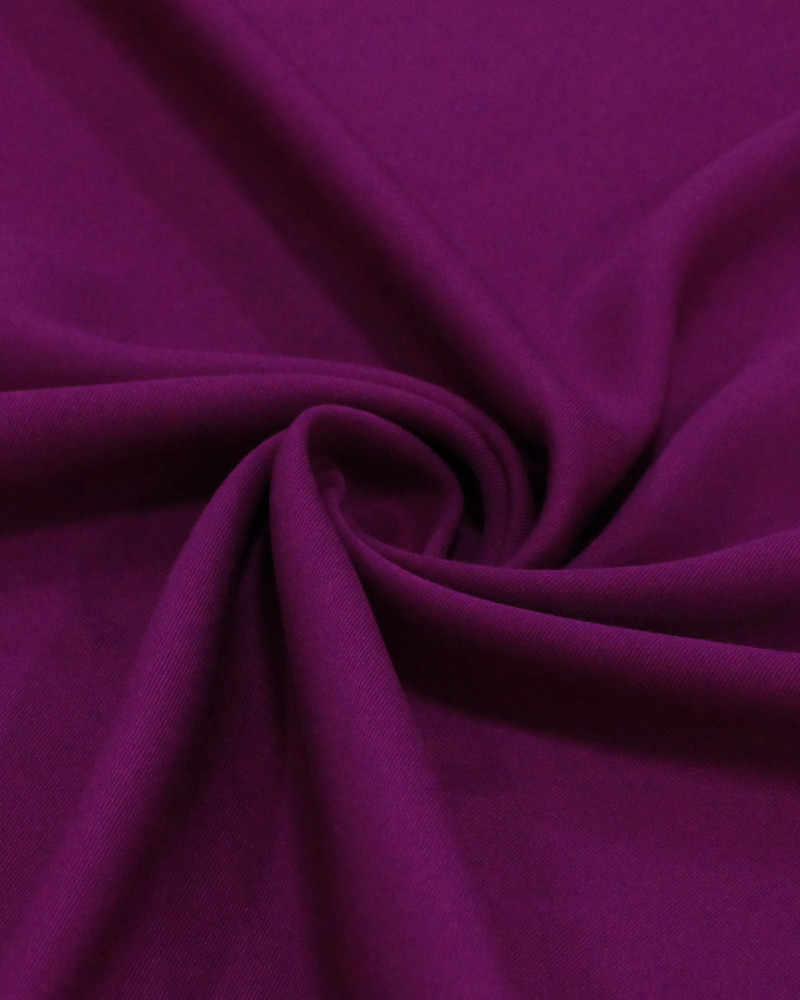 Tecido Viscose Sarjada Roxo Glamour