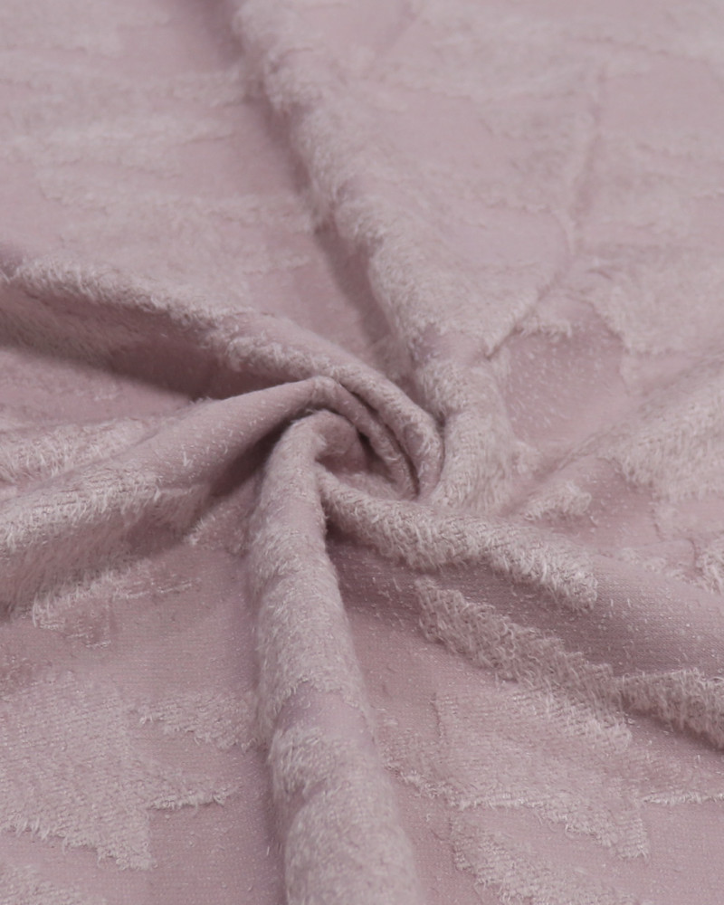 Tecido Tweed Leve Italiano Pied Poule Rosé