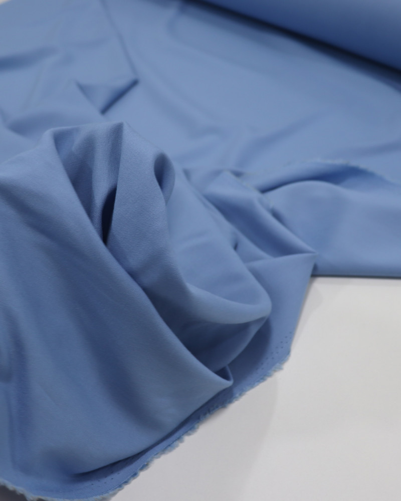 Tecido Viscose Sarjada Azul Céu