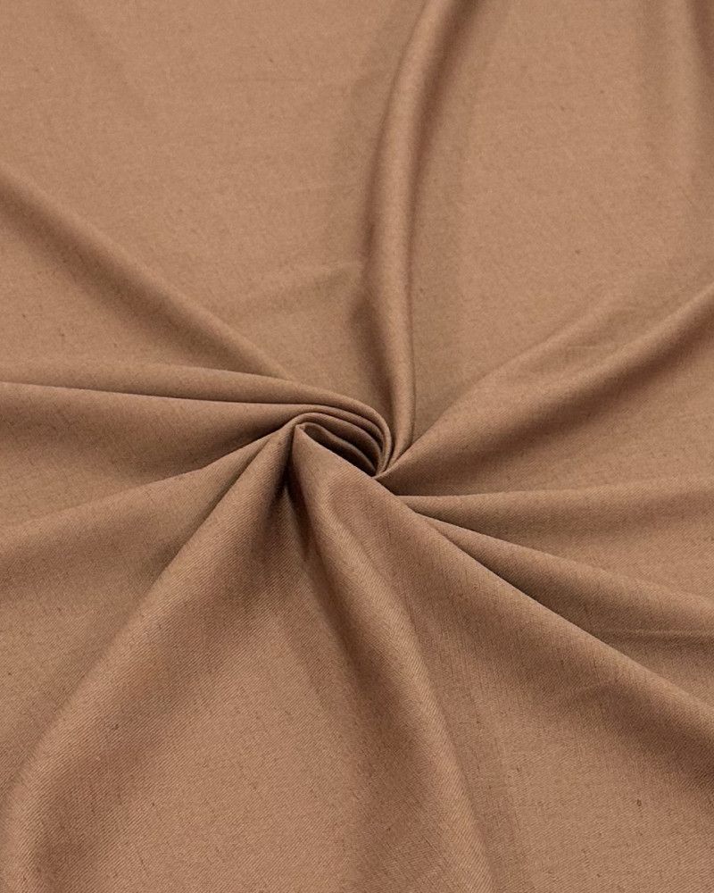 Tecido Linho Panama Leve Marrom Estonado (0.9m)