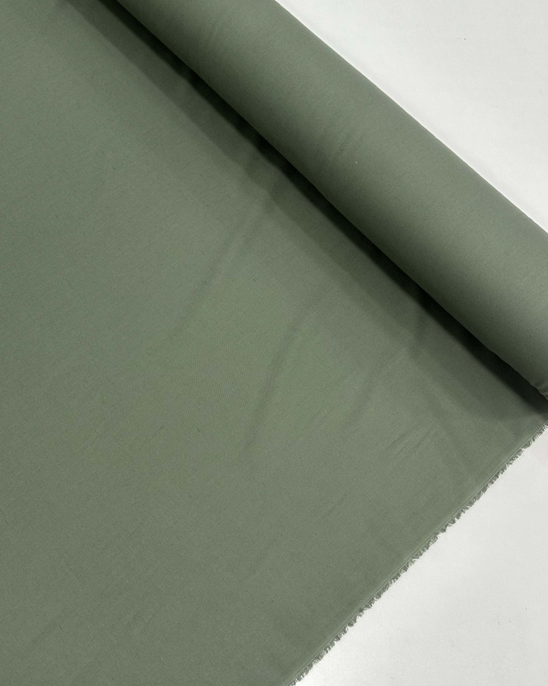 Tecido Linho Panama Leve Verde Acizentado 