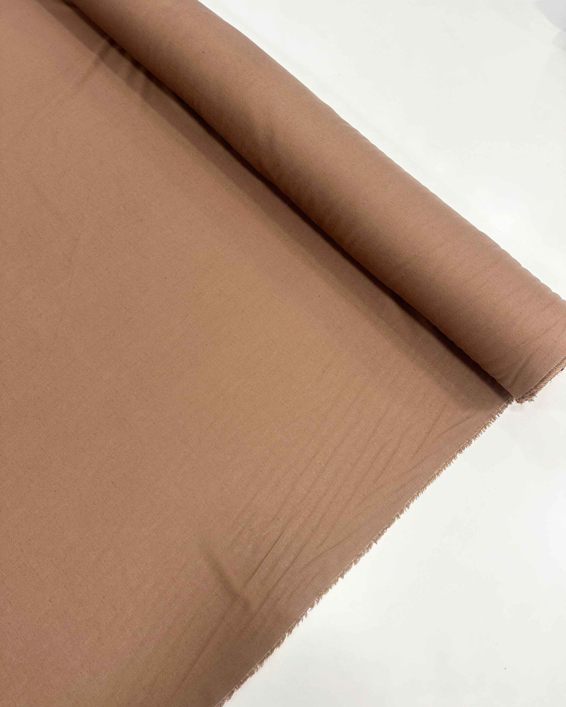 Tecido Linho Panama Leve Marrom Estonado (0.9m)