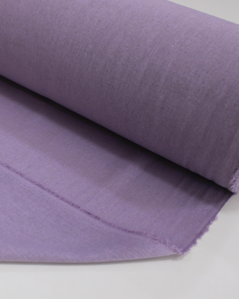 Tecido Linho Misto Rústico Lavanda