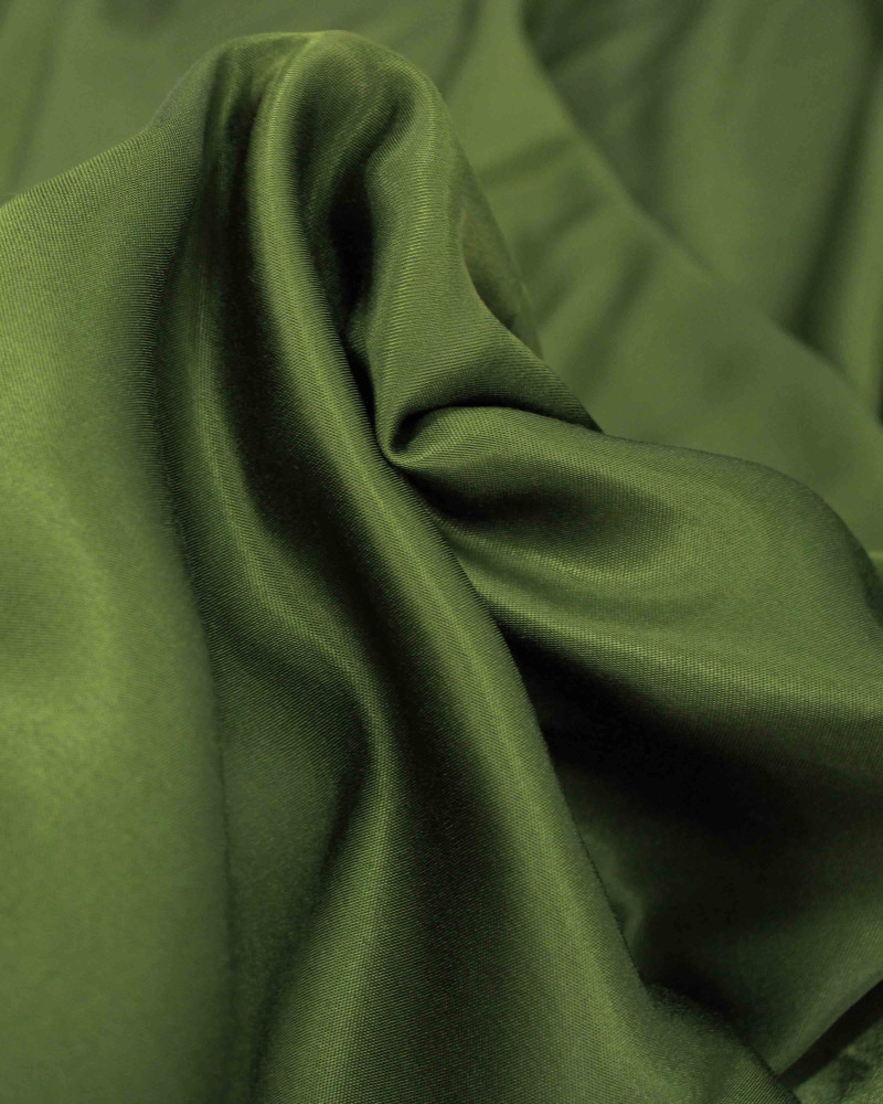 Tecido Viscose Acetinada Verde Militar