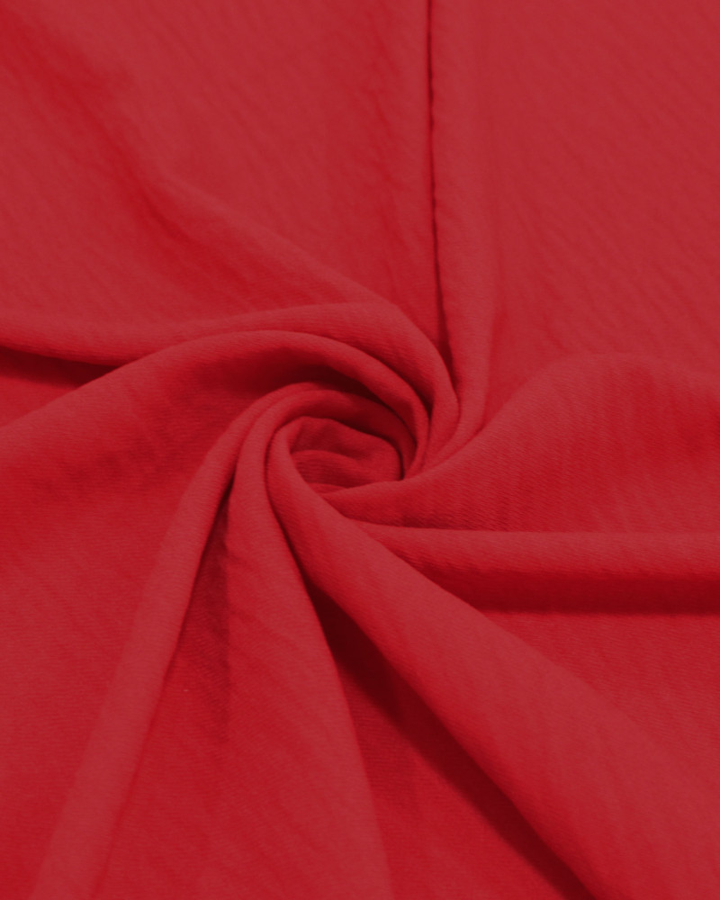 Tecido Crepe Salinas Sarjada Vermelho