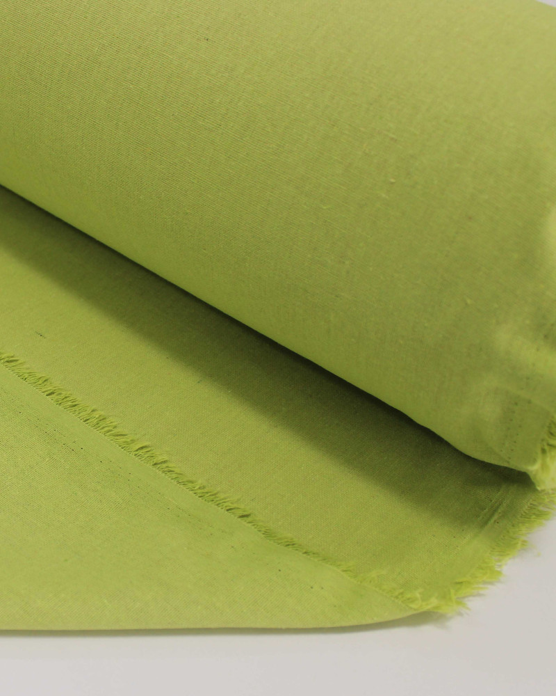 Tecido Linho Misto Amarelo Esverdeado