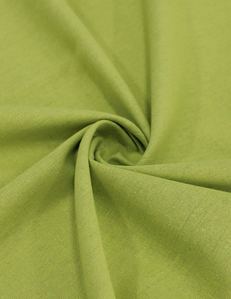 Tecido Linho Misto Amarelo Esverdeado