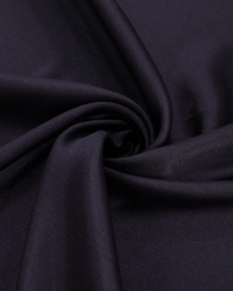 Tecido Crepe Silk Italiano Degradê Irregular Lilás e Preto