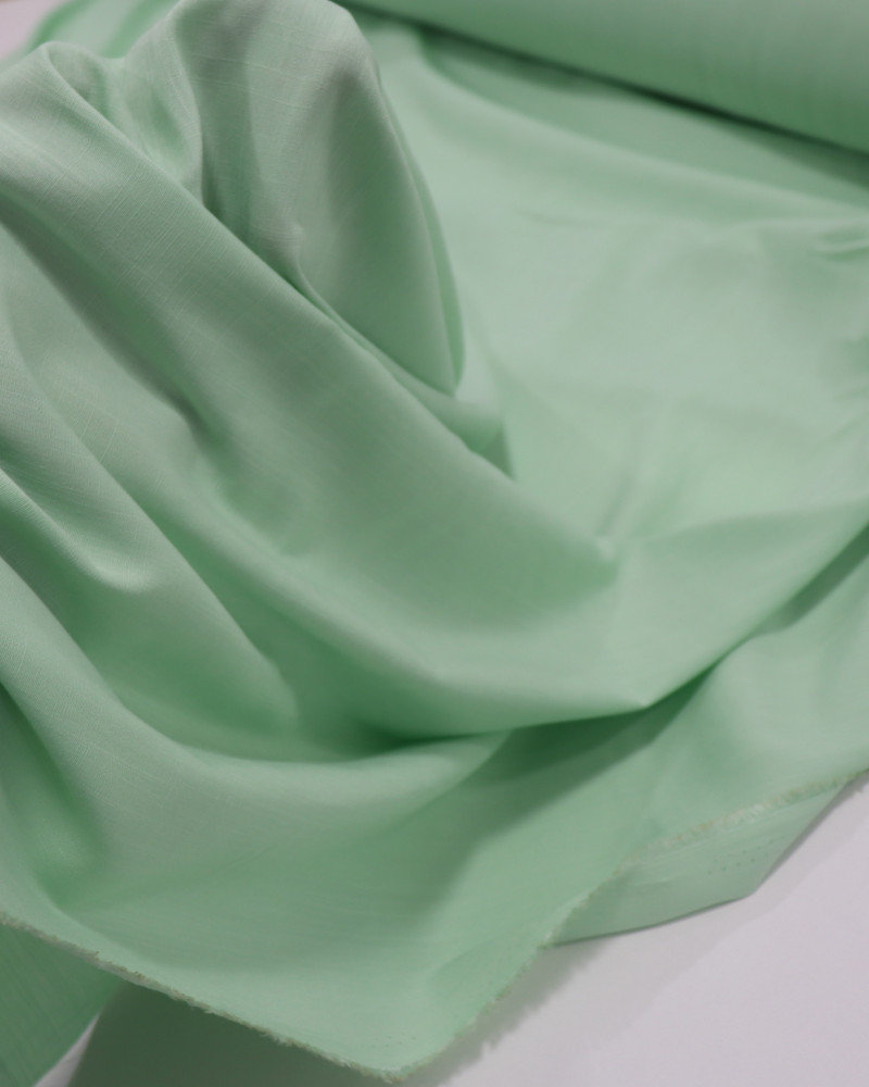 Tecido Viscose Texturizada Verde Menta
