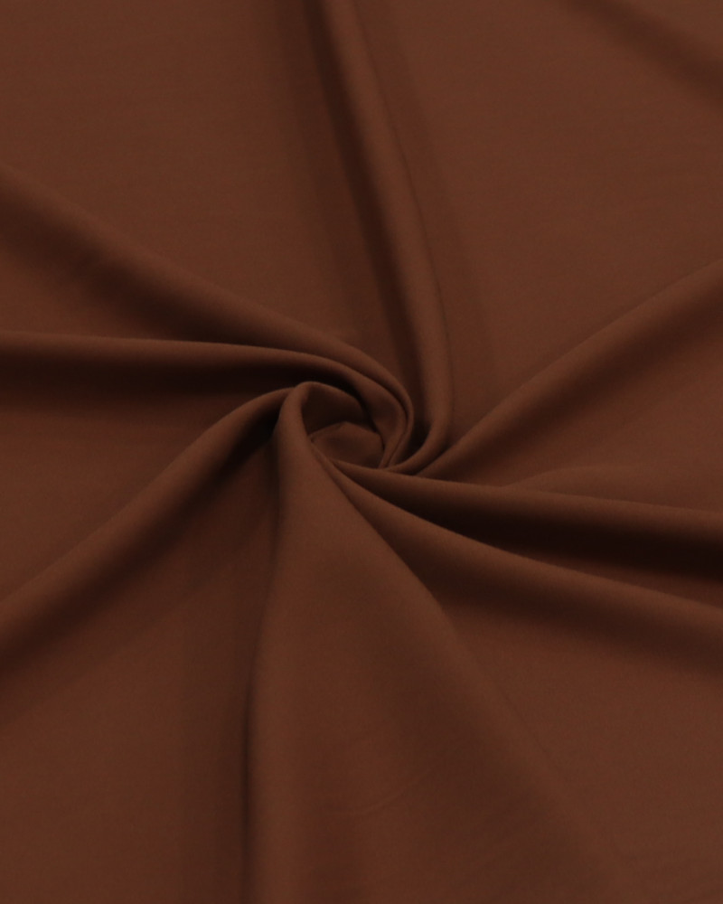 Tecido Viscose Sarjada Marrom Estonado (1.3m)