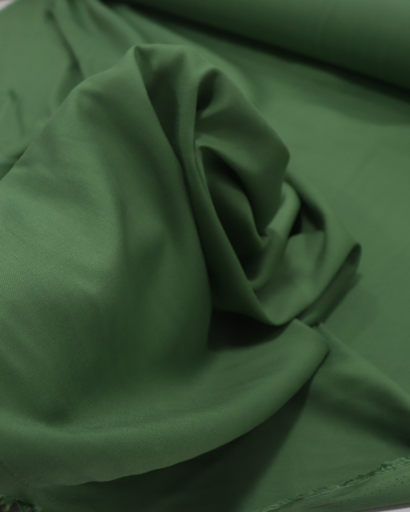 Tecido Viscose Sarjada Verde Musgo (0.6m)