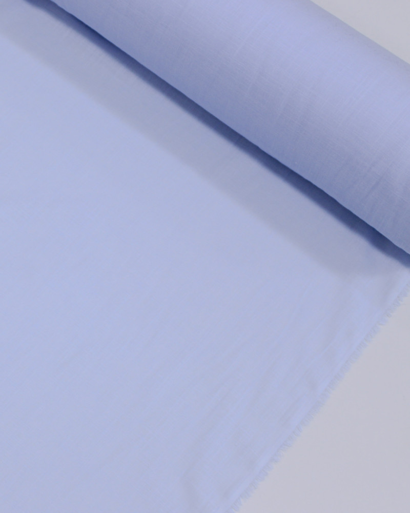 Tecido Tricoline Verano Flamê Azul Bebê