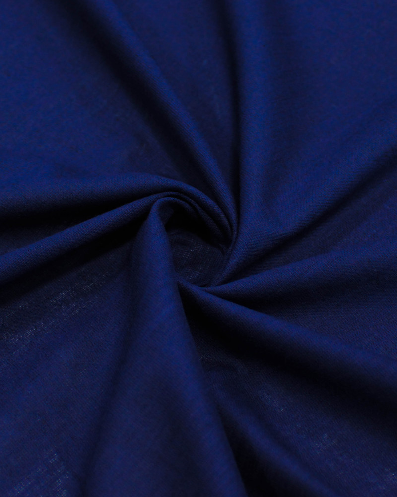 Tecido Linho Misto Camisaria Flamê Azul Marinho