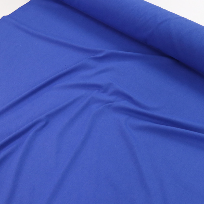 Tecido Linho Misto Rústico Azul Royal