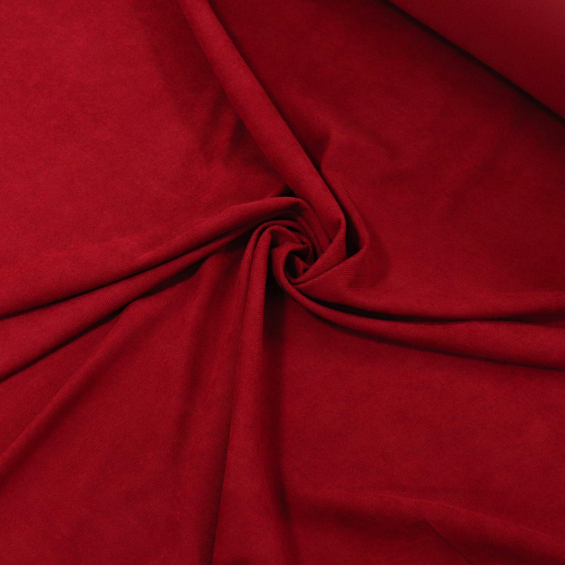Tecido Veludo Cotelê Marsala com Elastano
