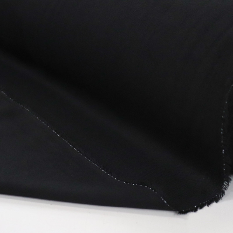 Tecido Viscose Sarjada Preto - 10 METROS