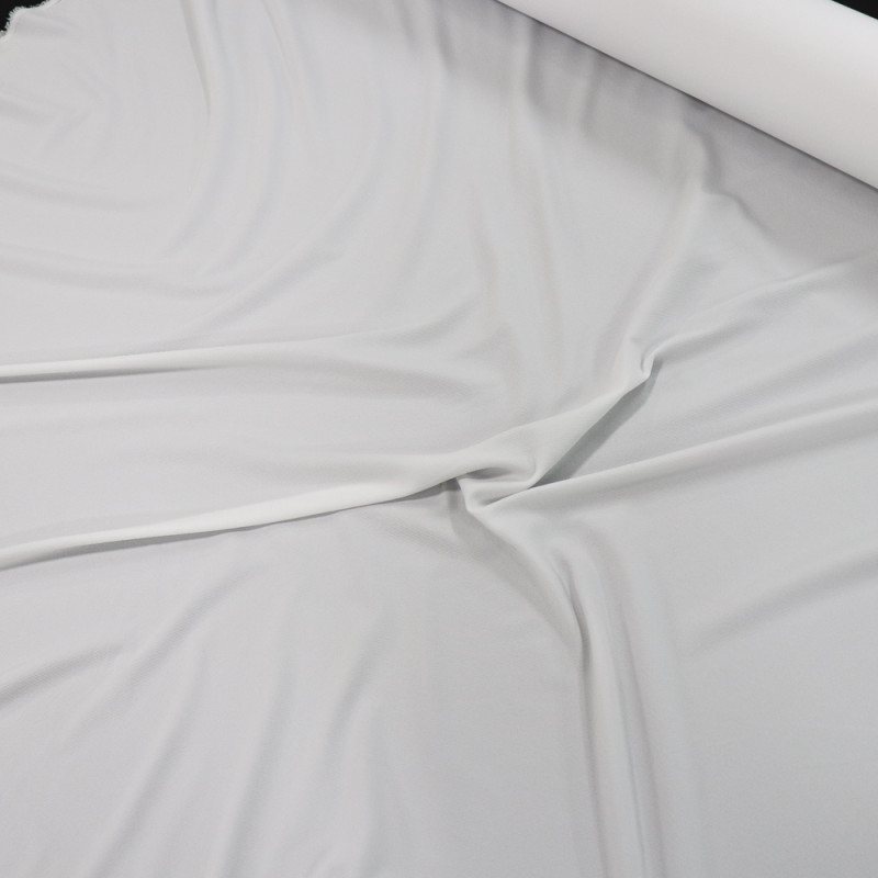 Tecido Crepe Salinas Sarjado Branco