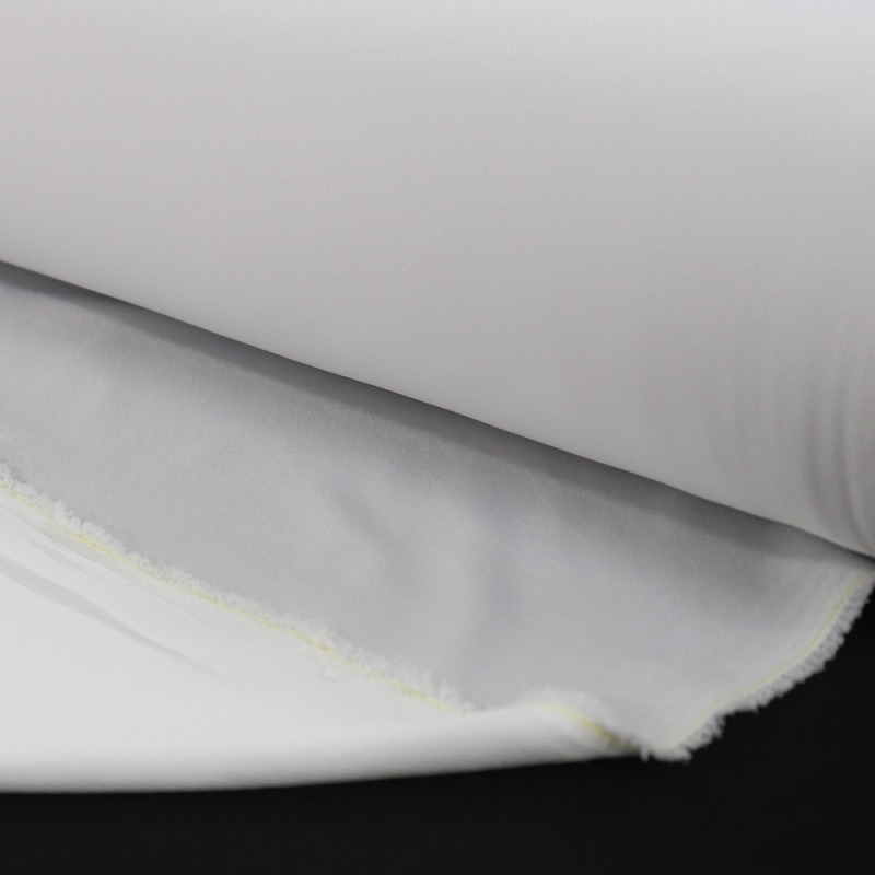 Tecido Crepe Salinas Sarjado Branco