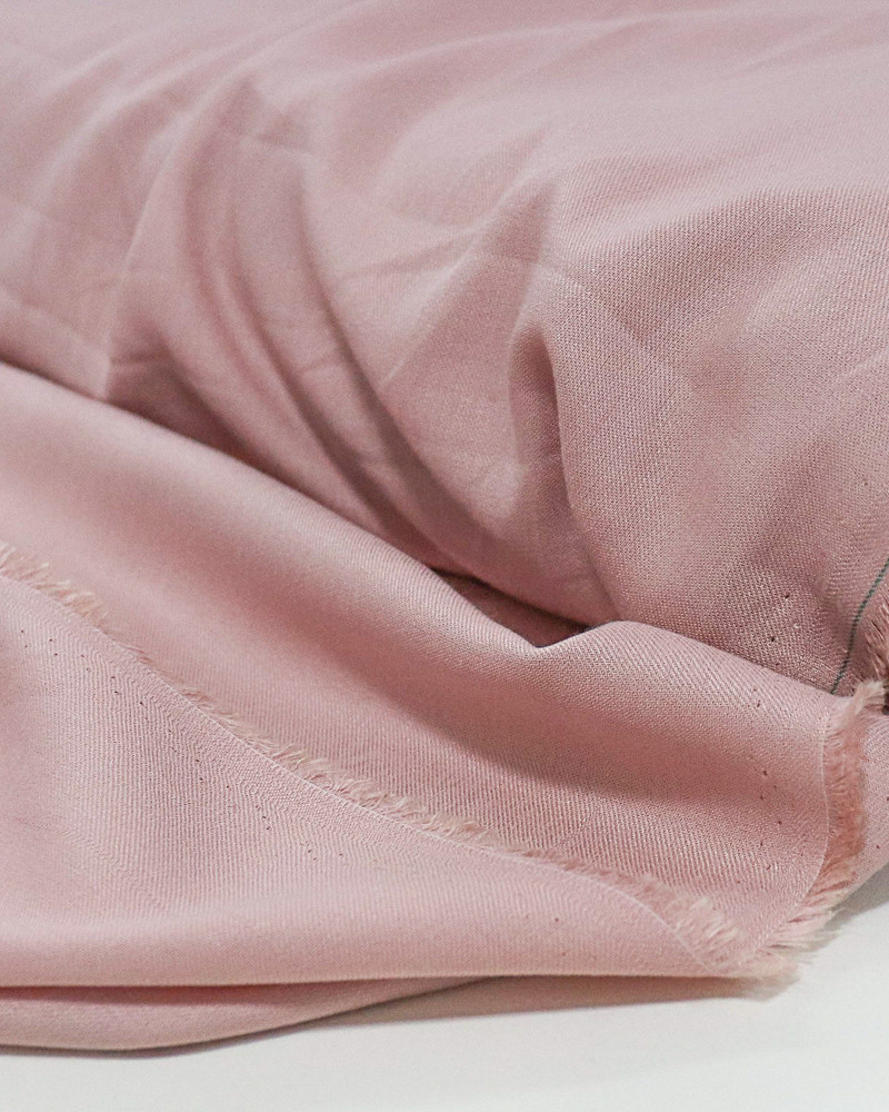 Tecido Viscose Sarjada Rosé (0.5m)