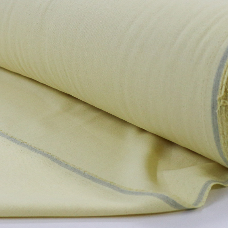 Tecido Linho Misto Rústico Amarelo Requinte (1.7m)