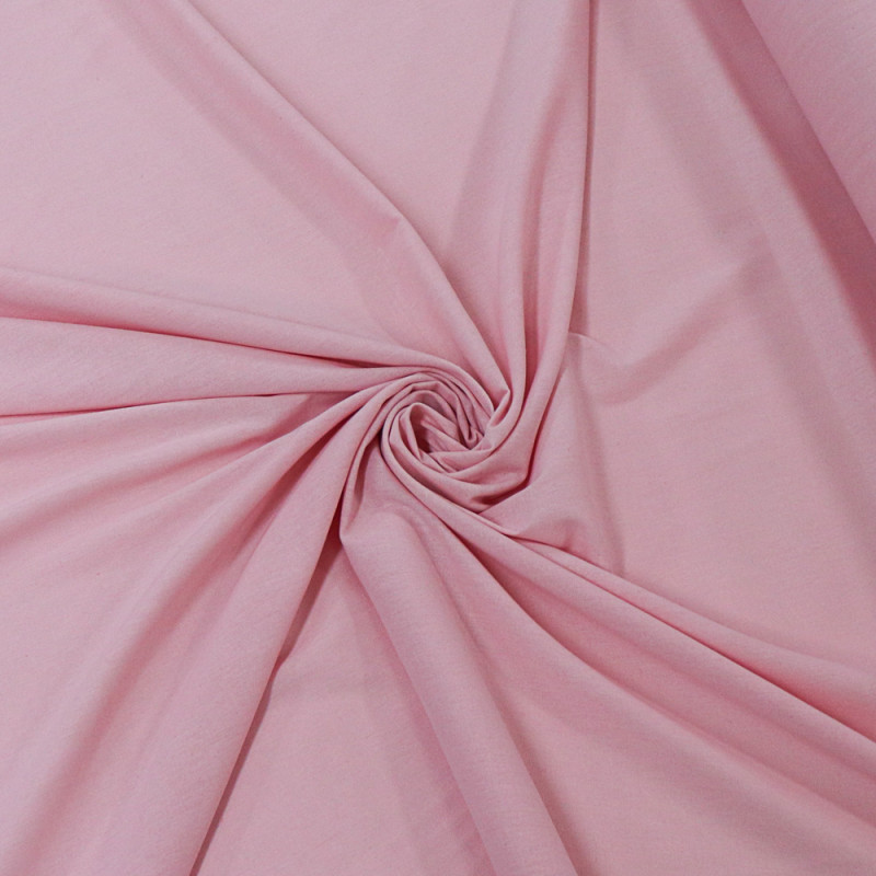 Tecido Linho Misto Rústico Rosa Bebê (1m)