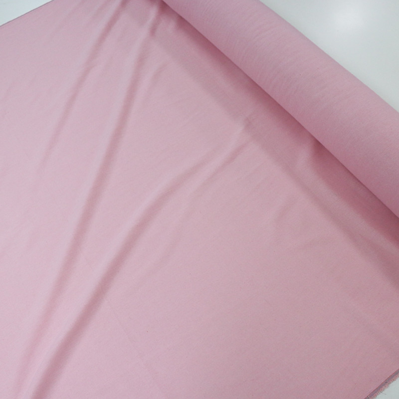 Tecido Linho Misto Rústico Rosa Bebê (1m)