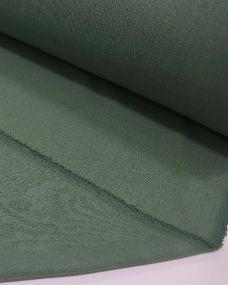 Tecido Linho Misto Rústico Verde Jade (1.9m)